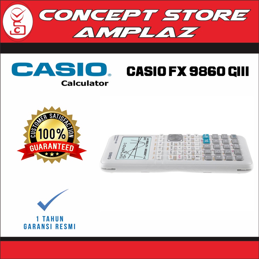 CASIO FX 9860GIII .  FX 9860 GIII  . FX9860GIII Original dan Garansi Resmi