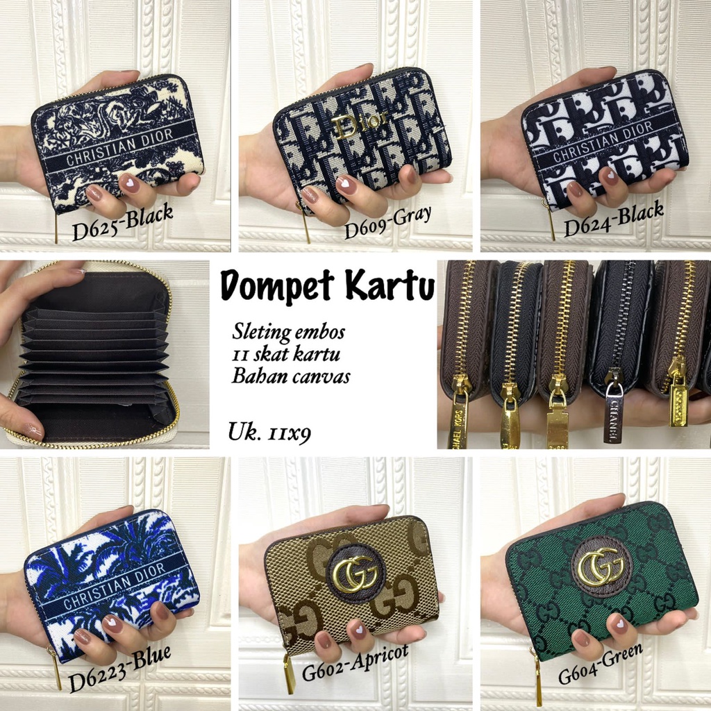 Dompet kartu COACH/ dompet kartu kulit / dompet kartu import murah / dompet kartu mini