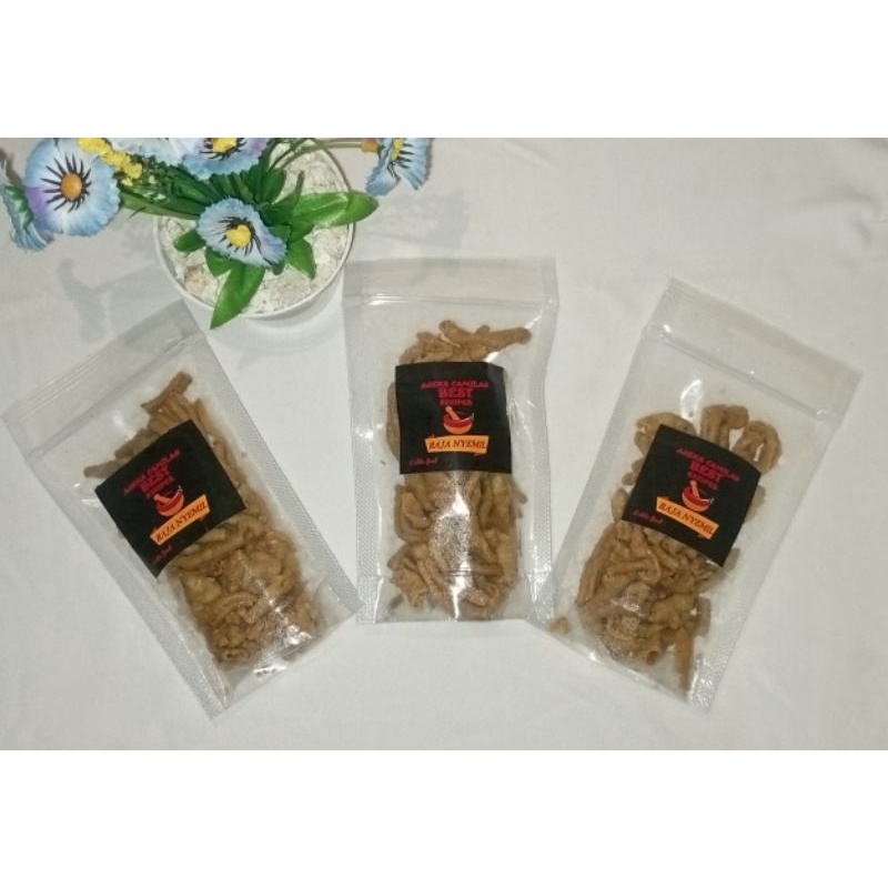 

camilan kripik usus/usus krispi/camilan usus super murah
