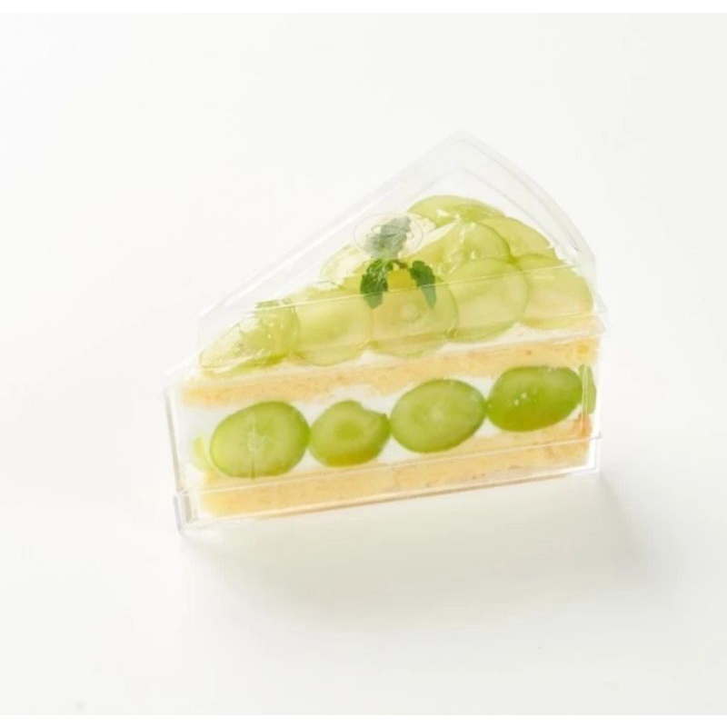 eceran cup puding segitiga cup triangle plus cover cup jelly segitiga