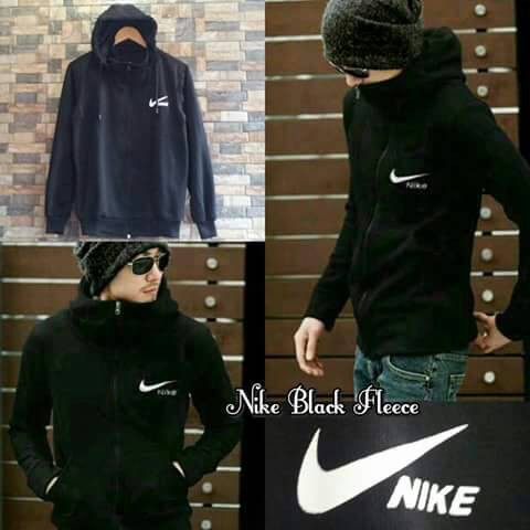 {Free Ongkir} Jaket Distro Ninja Nike Black | Distro Jumper Hoodie Sweater Pria dan Wanita