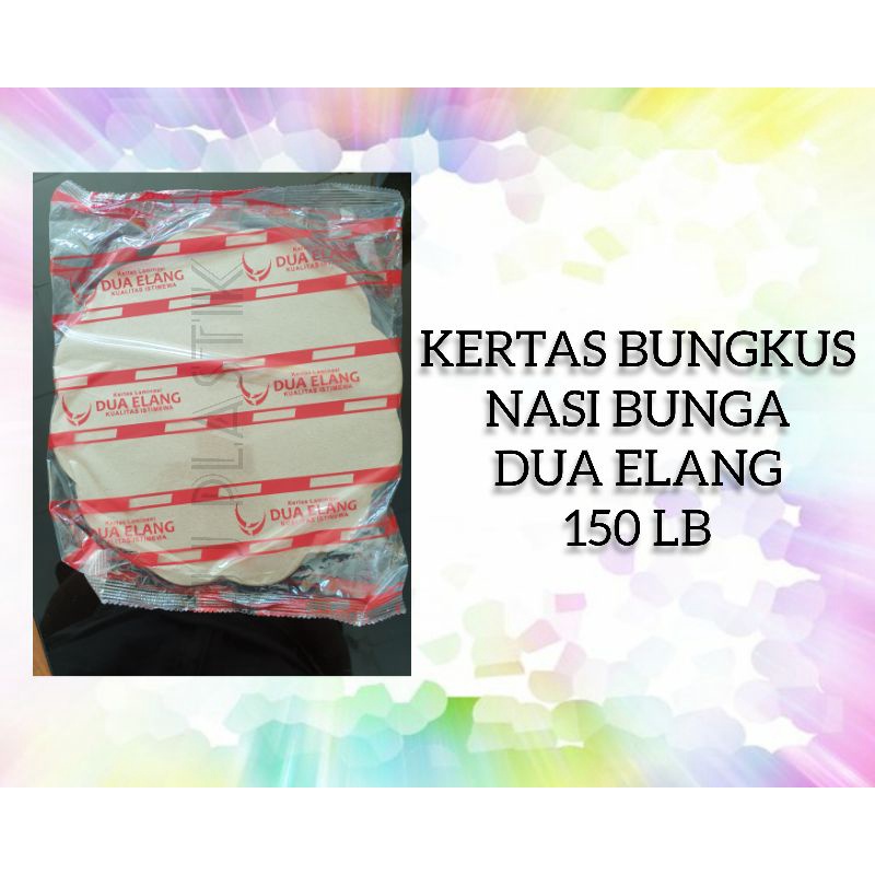 KERTAS NASI BUNGA DUA ELANG