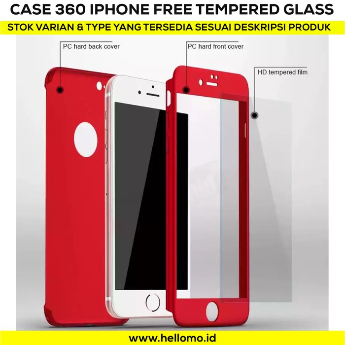 GOLDEN ACC hardcase 360 iphone 5 5s se 6 6s 6 6s 7 7 8 8 x casing case 360