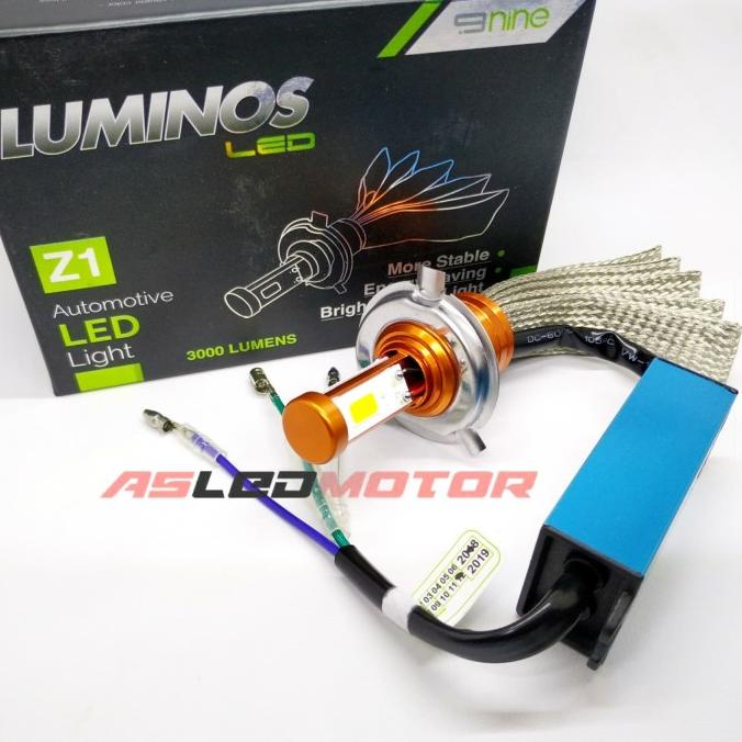 LAMPU UTAMA LED H4/HS1 VESPA S LX | H4 PNP VIXION SCOOPY FI BYSON as-led99 dijamin