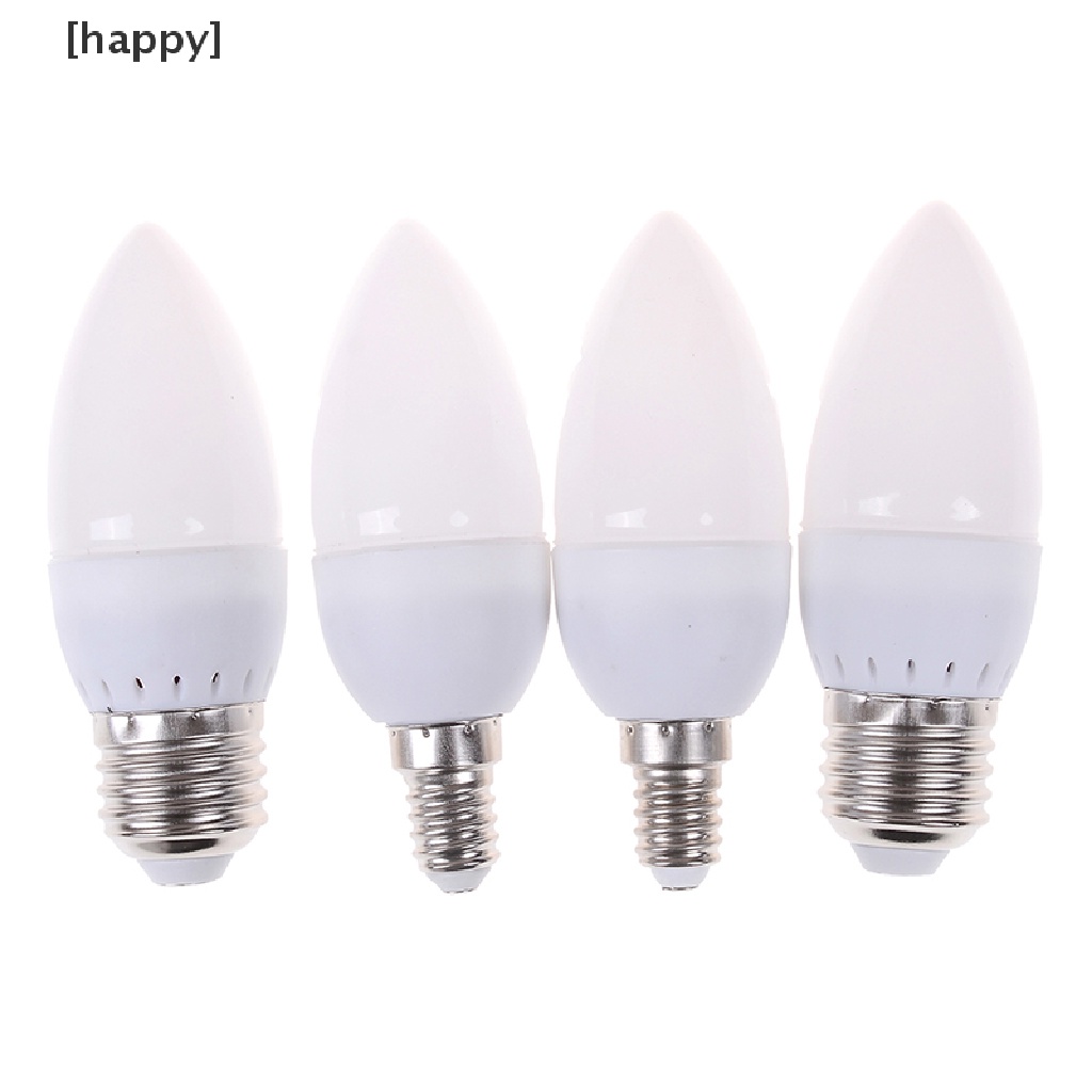 Ha 1pc Lampu Gantung 8-led E14 E27 Bentuk Lilin Warna Warm White