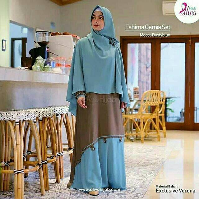 Fahima Gamis Set DRESS MUSLIM l baju wanita l baju gamis l dress l gamis l  baju gamis l fashion wan