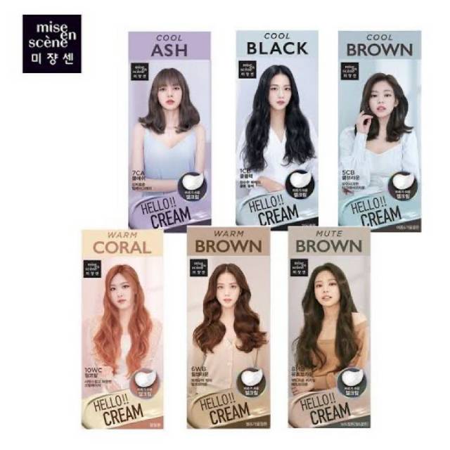 Mise en Scene Hello Cream Hair Dye BLACKPINK