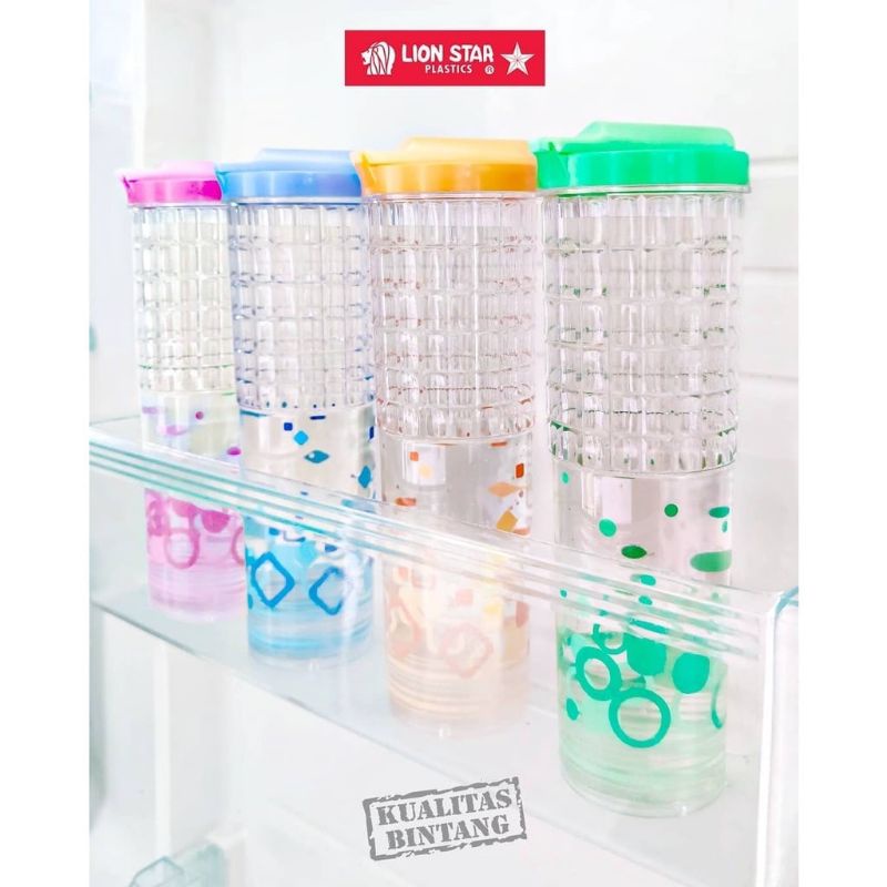 Botol Minum Kulkas Cantik Cool Pot 870ml L-6 Lion Star Tempat Minum Dingin Botol Plastik Murah Origi