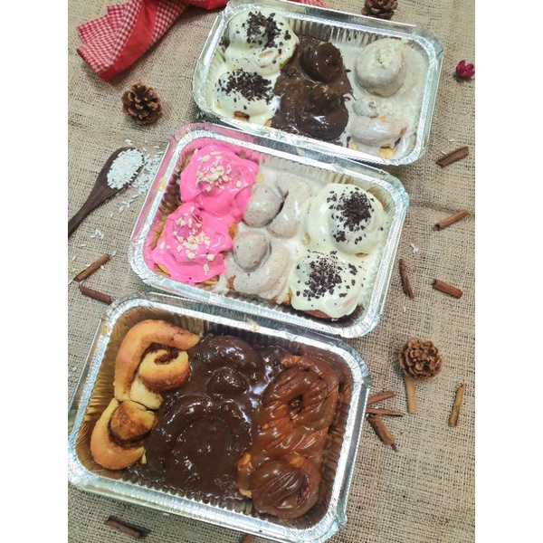 

cinnamon roll PO H-1 grab/gojek/instan only