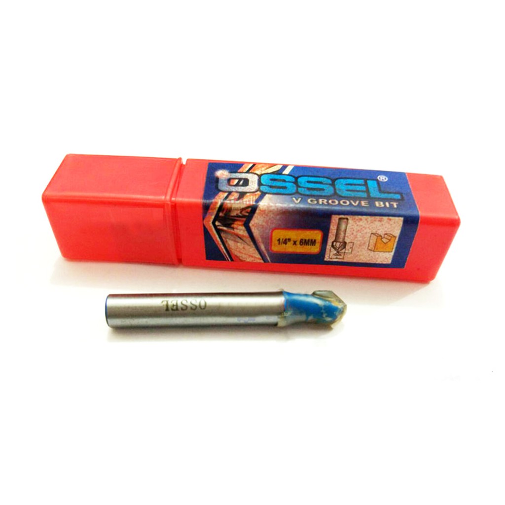 Mata router vee groove 6mm OSSEL mata trimmer vee groove 6mm OSSEL mata profil vee groove OSSEL