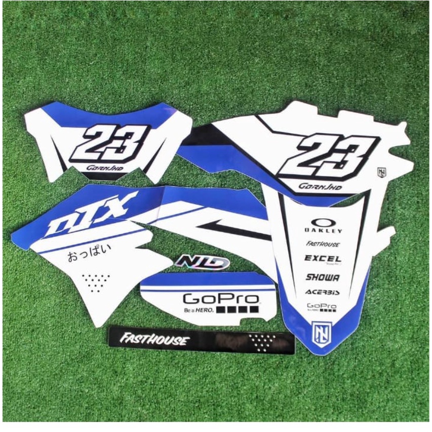 DECAL D 'TRACKER/ STICKER DECAL KLX BFD 'TRACKER / D 'TRACKER / DECAL CUSTOM KLX FREE DESAIN DESAIN-