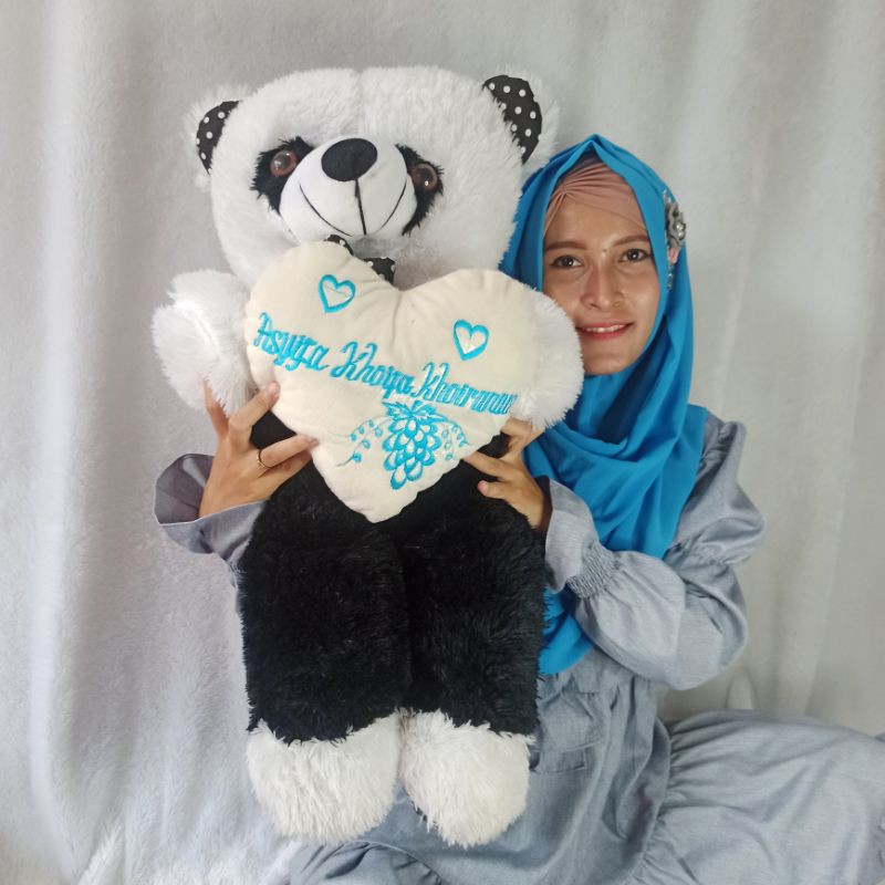 TERMURAH UKIR NAMA teddy bear JOJON XL BUAT KADO ORANG tersayang