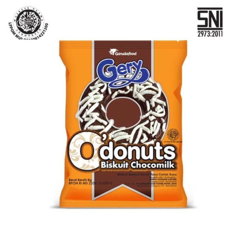 

Gery O Donuts Chocomilk 8 gram