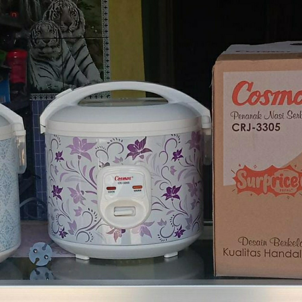 Rice Cooker Cosmos CRJ 3305 | CRJ-3305 | CRJ3305 1.8 Liter Random Motif 1,8Liter