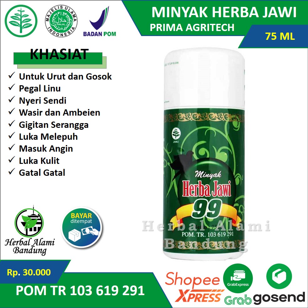 Minyak Herba Jawi 99 But But | But-But | Minyak Butbut | Butbut Herbal Urut Asli Original