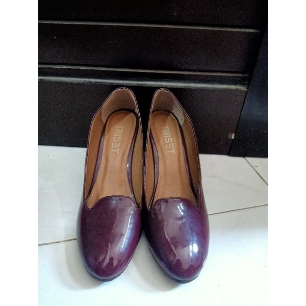 sepatu wedges triset