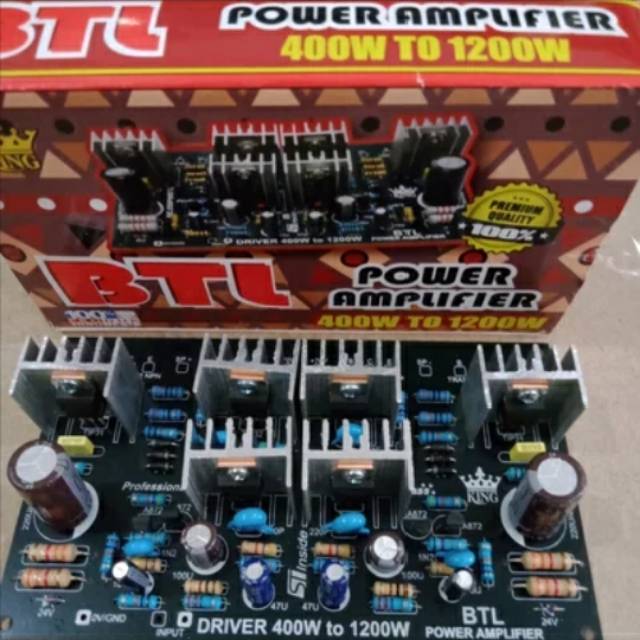 Driver PA BTL 400 Up To 1200W By King