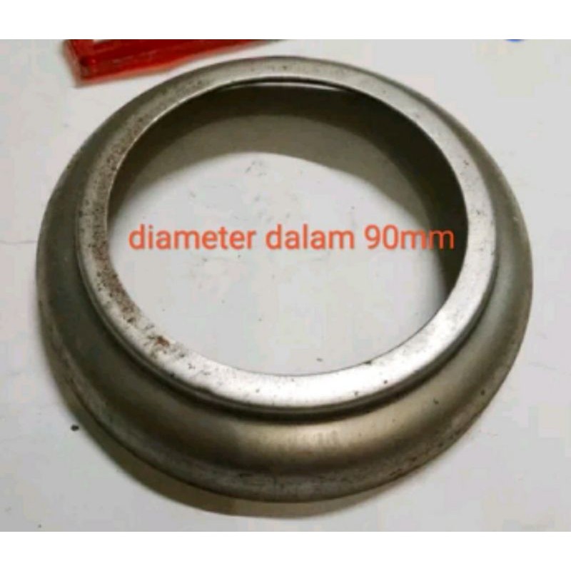 Ring hollow pipa 3 in tapak hollow bahan besi plat ornamen pagar tralis