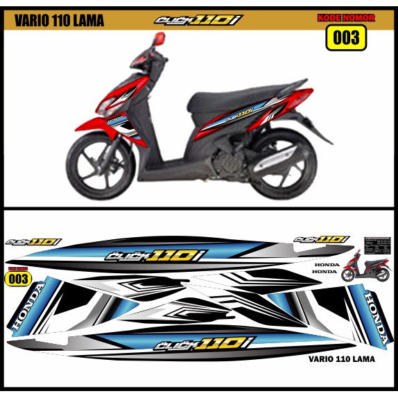 STRIPING VARIASI HONDA VARIO 110 LAMA