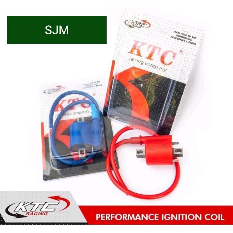 Koil KTC racing untuk motor karbu dan injeksi pengapian koil Ktc original