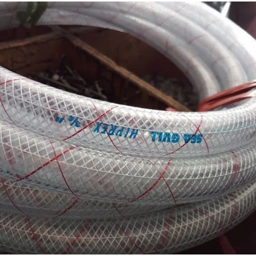 SELANG 1/2" INCH HIGH PRESSURE BENANG HIPREX SEA GULL ECERAN PER METER