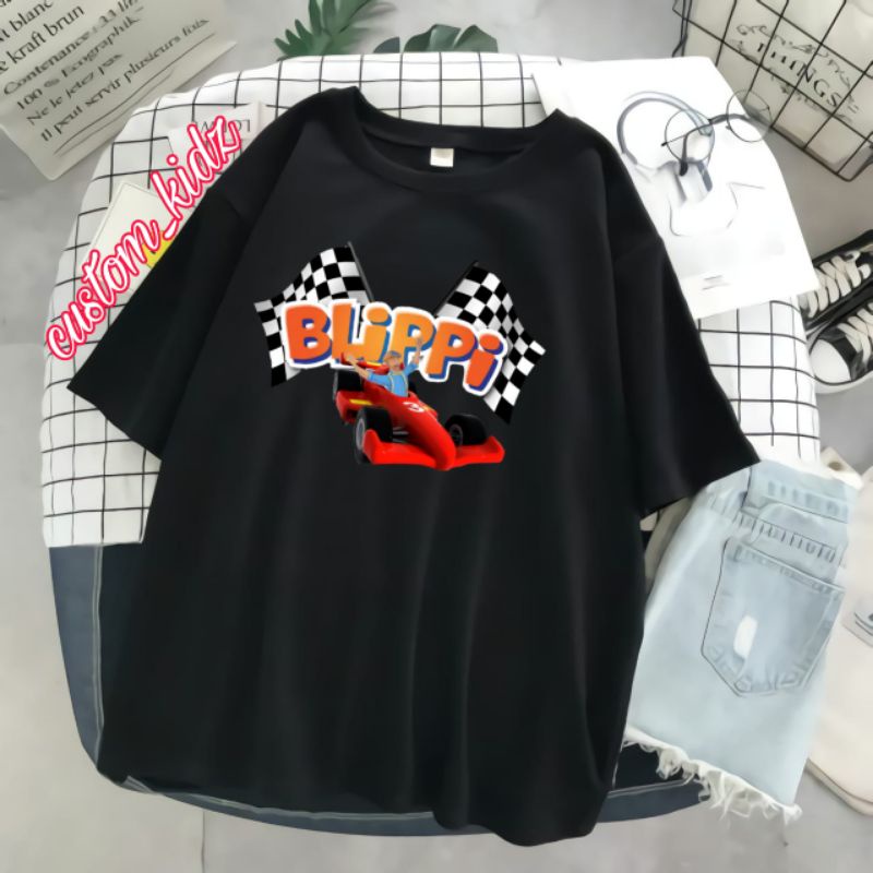 KAOS ANAK BLIIPI RACING STAR BAHAN KUALITAS PREMIUM