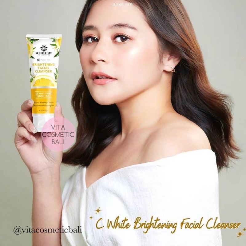 Azarine C White Brightening Facial Cleanser 60ml Sabun Cuci Muka Facial Foam Face Wash