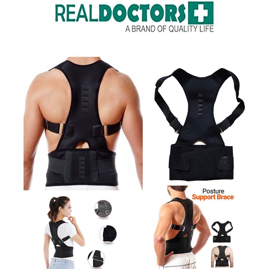 Alat Penegak Punggung Posture Support Brace Real Doctors