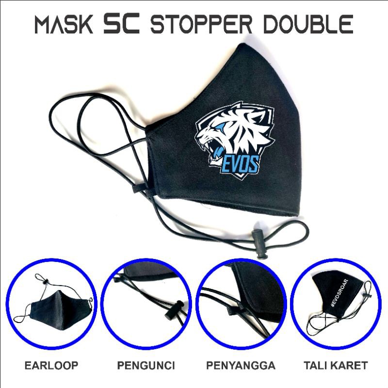 masker Double Evos n Gaming stoppe
