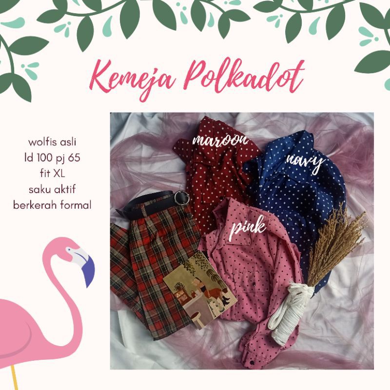 KEMEJA POLKADOT