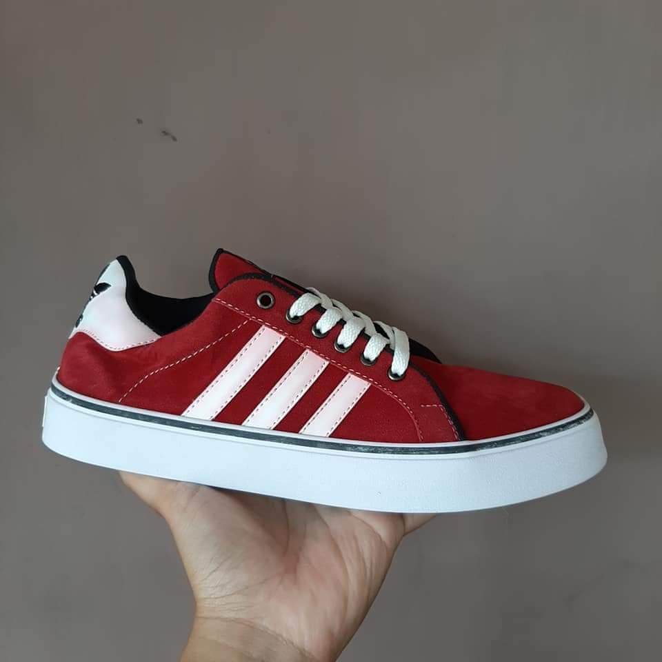 Sepatu Sneakers Adidas Campos Gazelle Merah Grade Ori