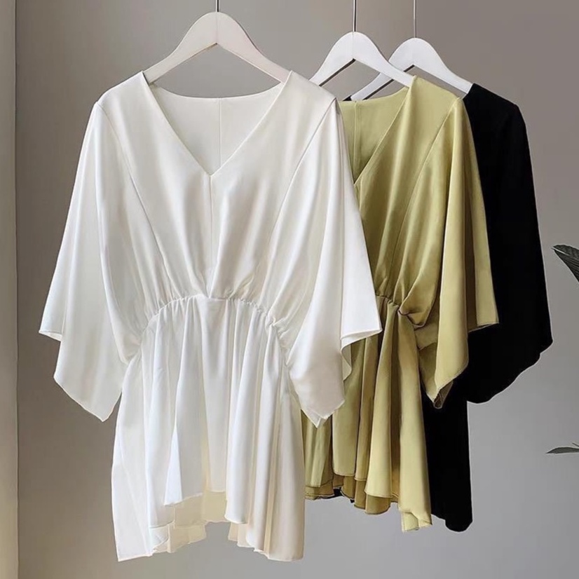 COD - Nami Blouse Atasan Muslim Wanita Premium Termurah Terlaris