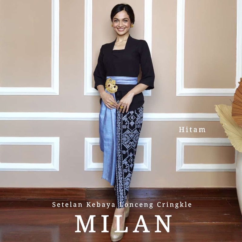 KEBAYA BALI CRINGKEL MILAN | ATASAN KEBAYA POLOS | KEBAYA KANTOR | KEBAYA WISUDA | KEBAYA KUTUBA BAR