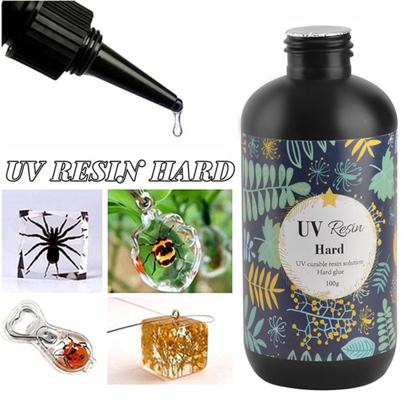 Resin UV Bening/DIY Resin Clear/UV Resin Hard/Resin Ultraviolet Untuk Craft DIY - 25/50/100g