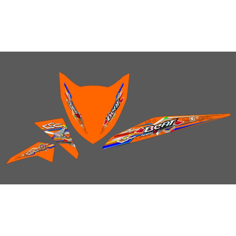 Striping transparan hologram beat esp 2015