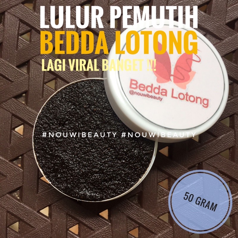 LULUR BEDDA LOTONG 50gr ORIGINAL 100%