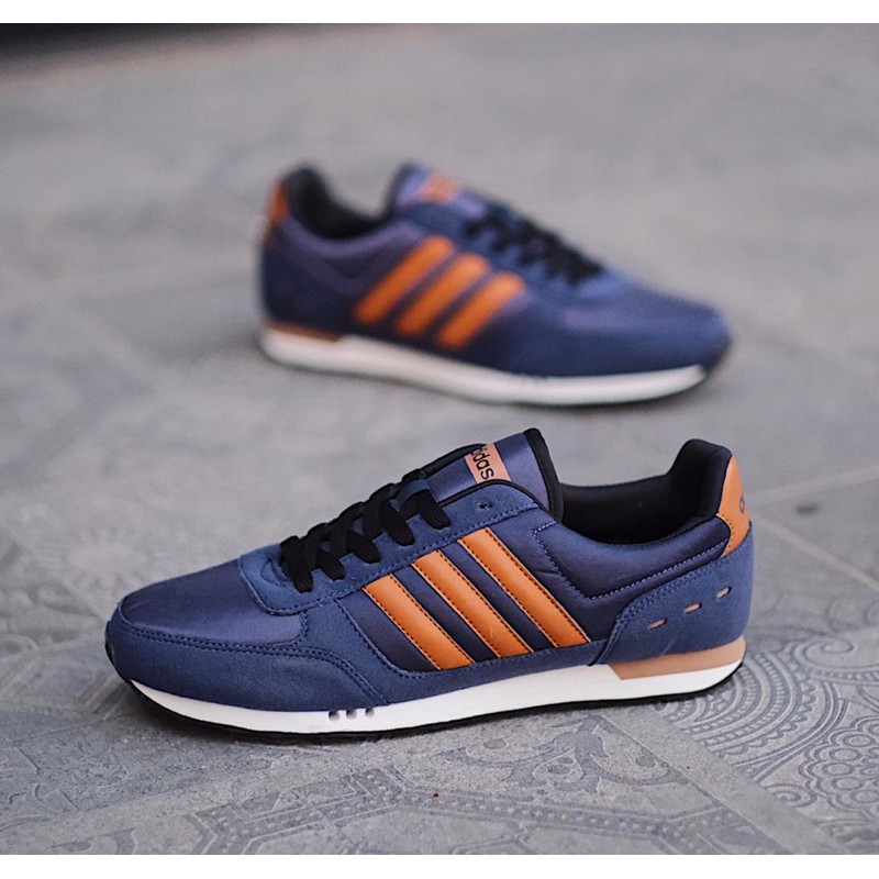 adidas neo city racer navy brown