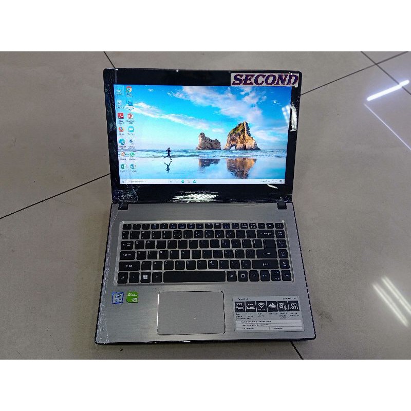 Laptop ACER ASPIRE E14 E5-476G Core i3-7020u.Ram 8GB.SSD 128GB.VGA 2GB