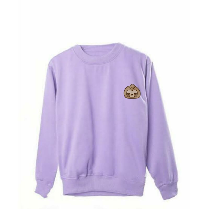 CUTE CARACTER CREWNECK // SWEATER UNISEX PREMIUM TEBAL TERBARU'