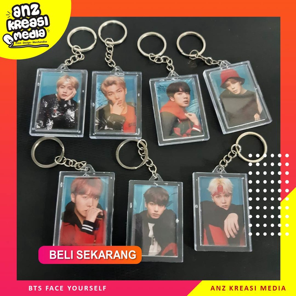 (READY STOCK) GANTUNGAN KUNCI AKRILIK - BTS FACE YOURSELF