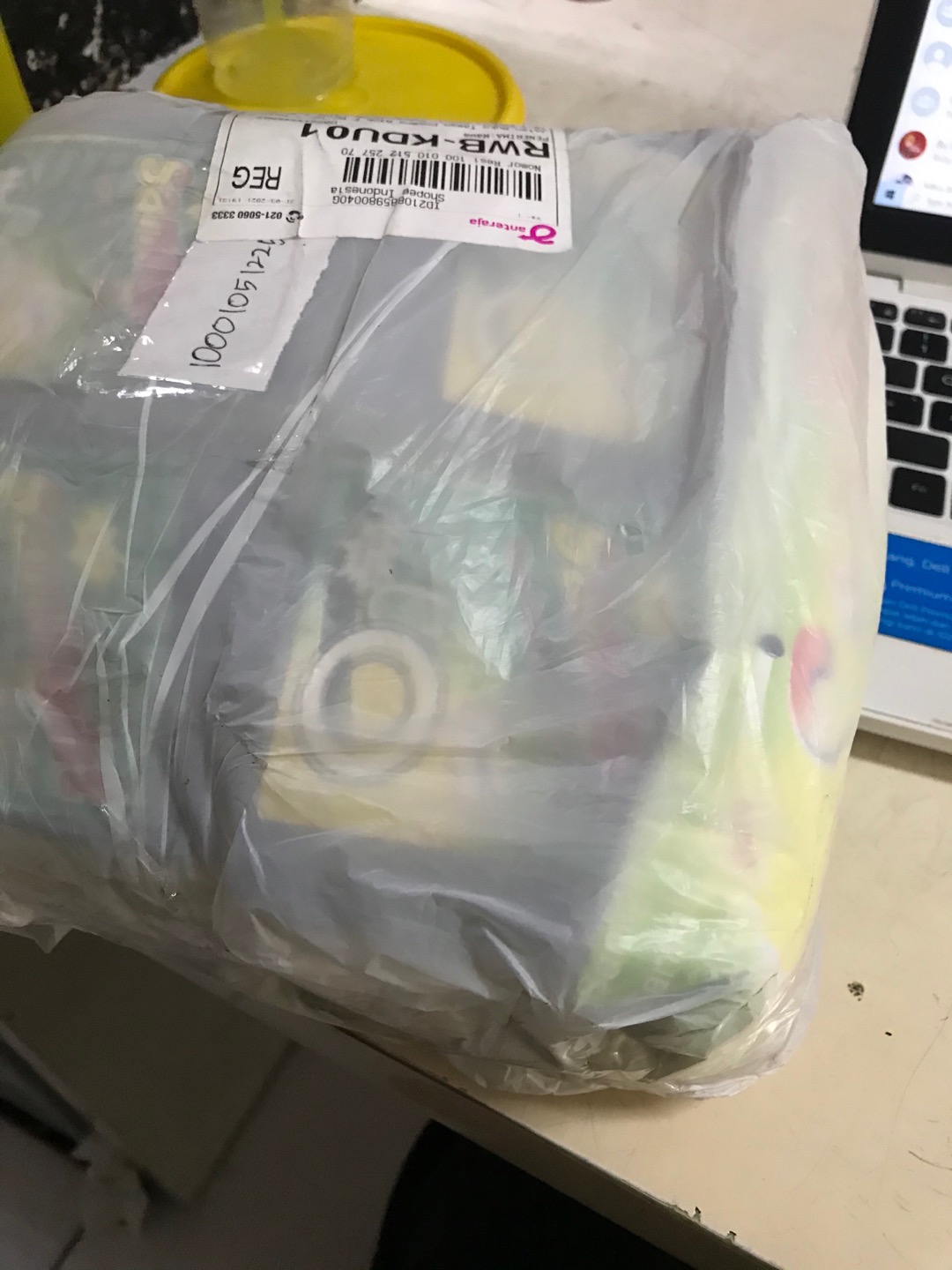 Spon Cuci Piring Warna Warni