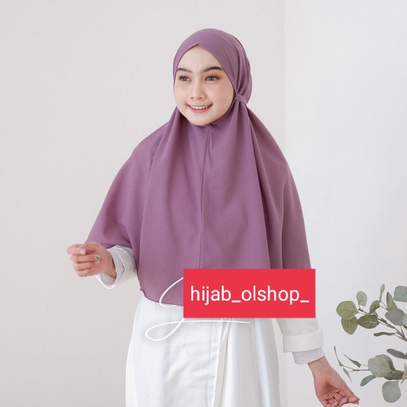 KERUDUNG MARYAM POLOS DIAMOND (SIZE L)/ HIJAB MARYAM SERIA NON PET