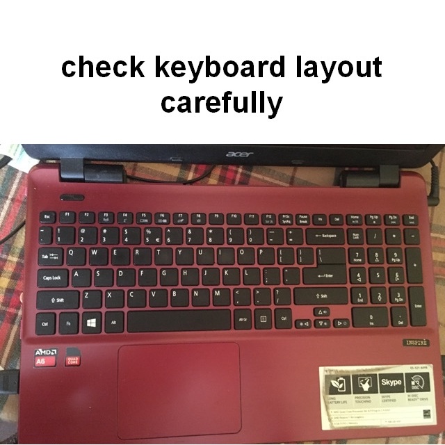 Cover Pelindung Keyboard Bahan Silikon TPU Lembut Untuk Laptop Acer Ex2519 E5-572G E1 522 15.6 &quot;