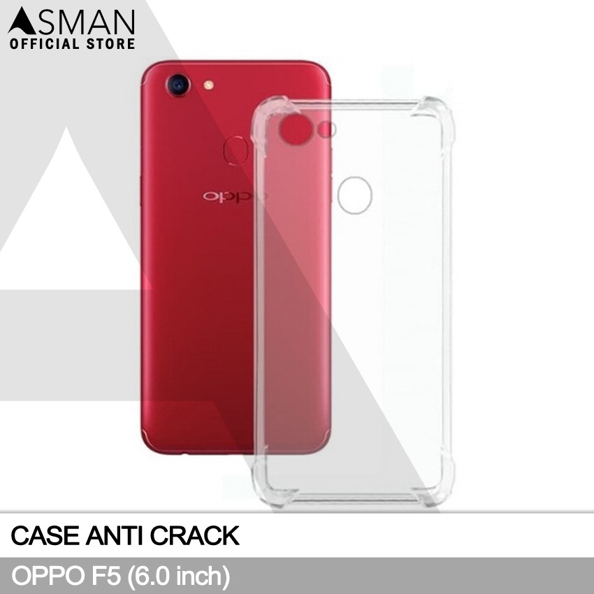 Anti Crack OPPO F5 (6.0&quot;) | Soft Case Anti Bentur - Clear