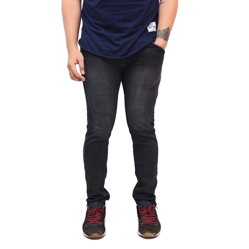 AIRBLACK DENIM TERLARIS / 784 VICTORY celana jeans black panjang skinny semi slimfit cowo / cowok /