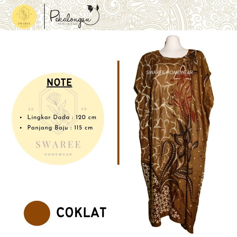 Daster Batik Baju Wanita Batik Pekalongan Baju Daster Lowo Jumbo Rayon Modern Dewasa Kekinian