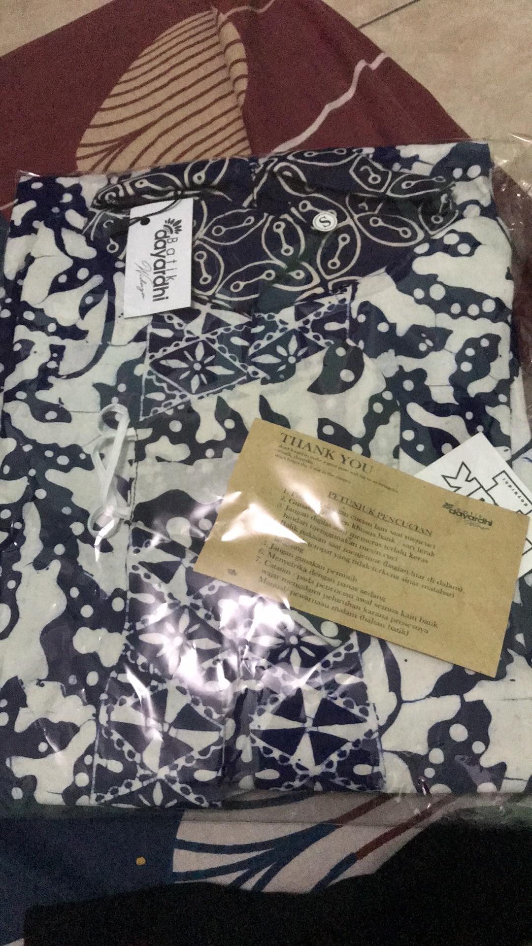 Tunik Batik Wanita Modern Cap Gipsi Batik Tunik Lapis Furing Trikot Dress Batik Terbaru