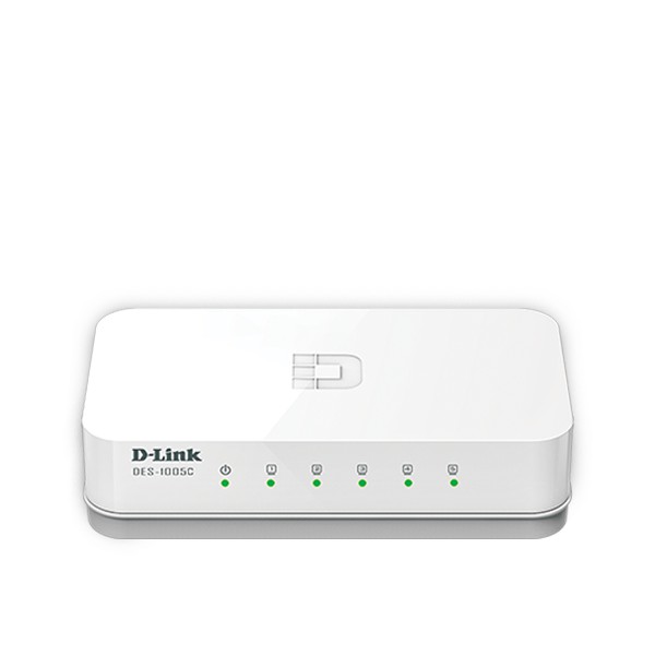 D-Link DES-1005C 5-Port 10/100 Mbps Unmanaged Switch