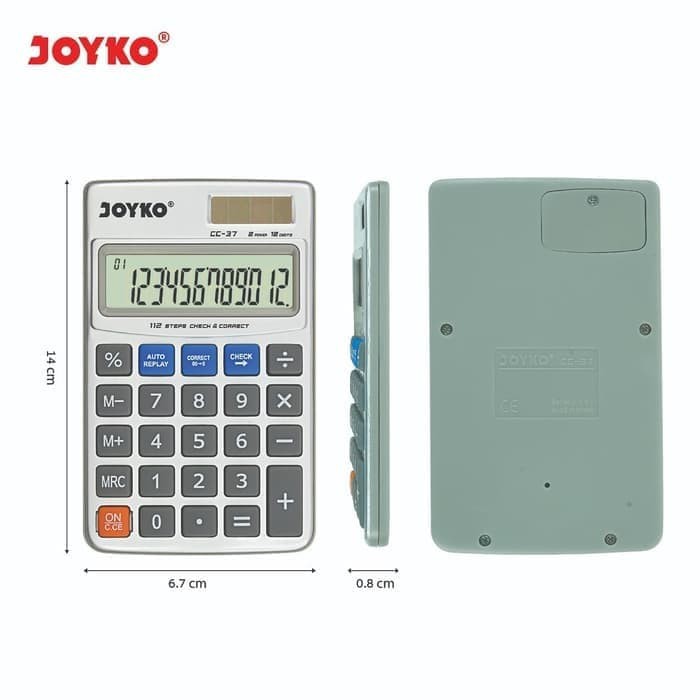 

Calculator / Kalkulator Joyko CC-37 / 12 Digits / Check Correct