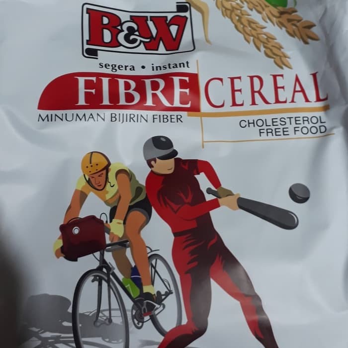 

Minuman sereal berserat tinggi B&W hi-fibre low sugar cereal 20x35g